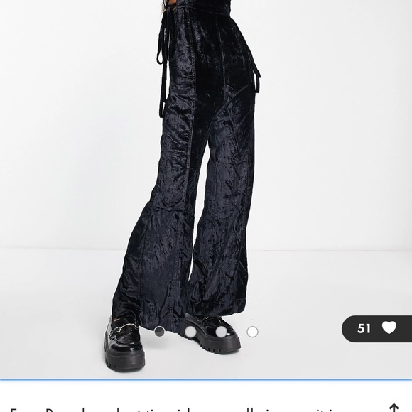 COPY - FreePeople Velvet jumpsuit with side ties Size Medium NWTs 0059 - Picture 4 of 6